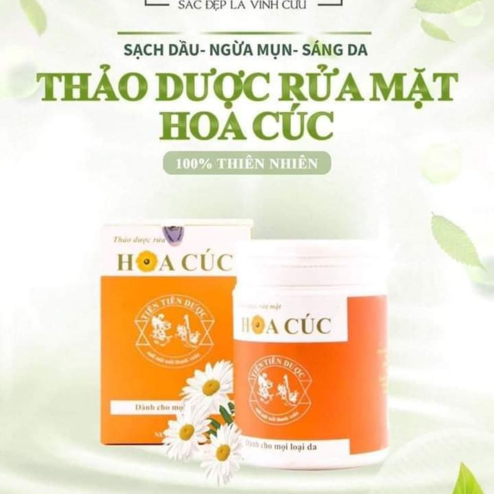 Bột thảo dược hoa cúc .