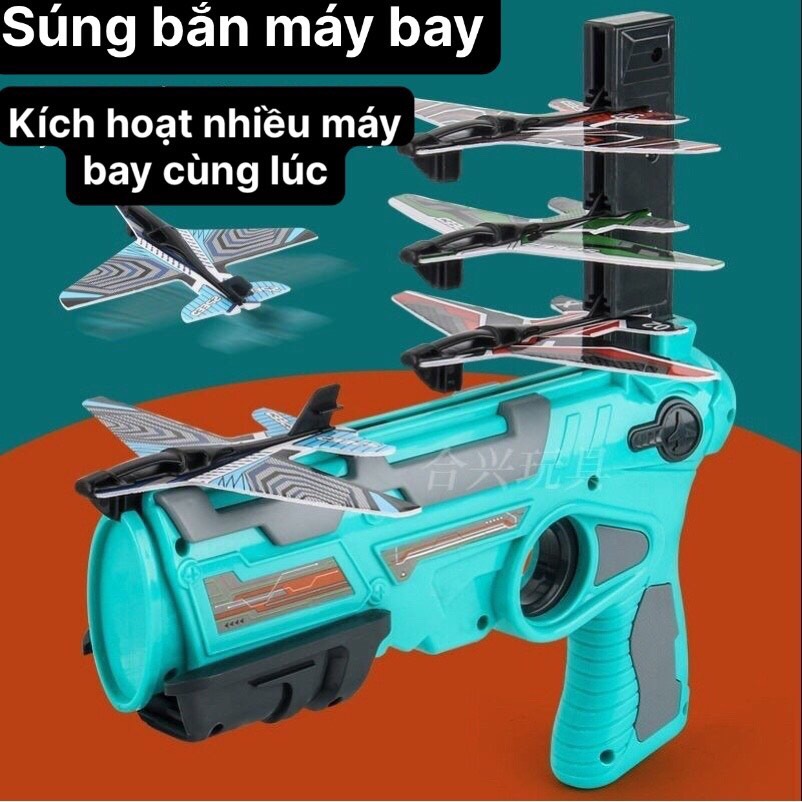 [HCM]Súng Đồ Chơi Phóng Máy Bay Hàng Hot 2021