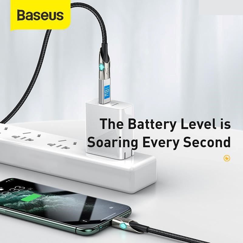 Cáp sạc nhanh siêu bền Baseus Fish eye Cable cho iPhone/iPad CATLYY Type C to Lightning 18W
