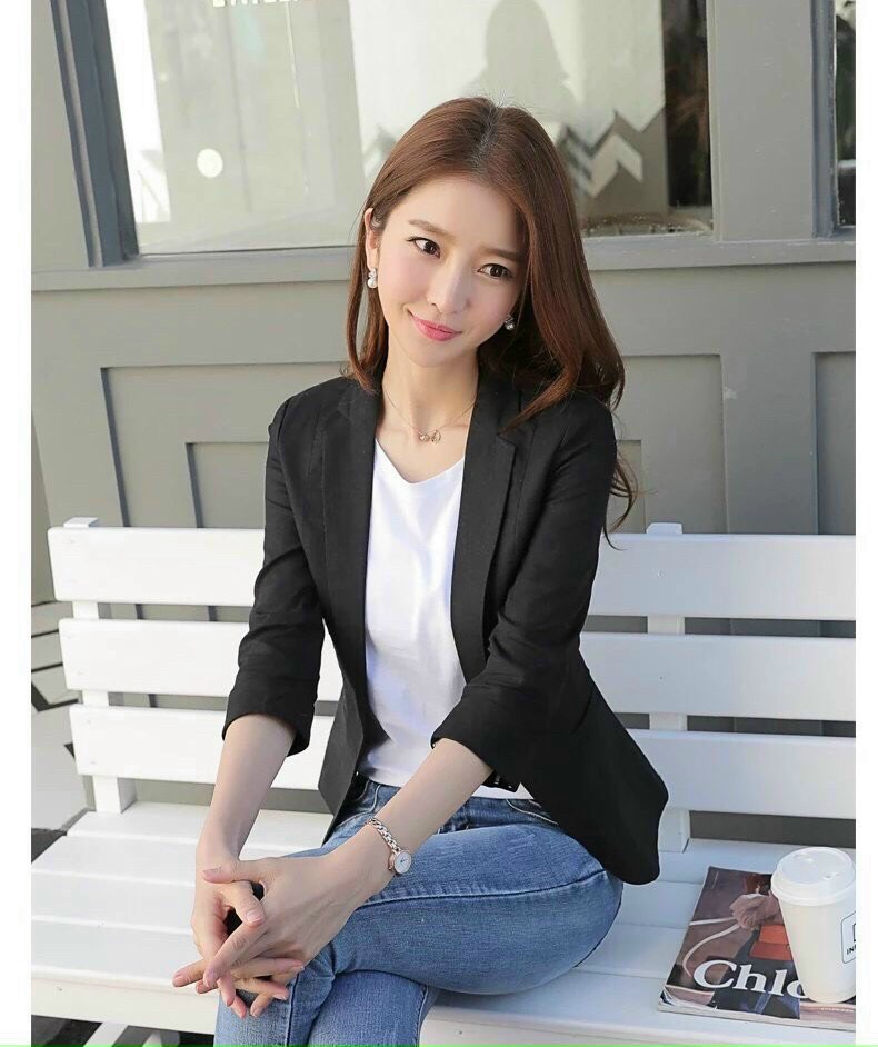 Áo vest nữ tay lửng cài khuy