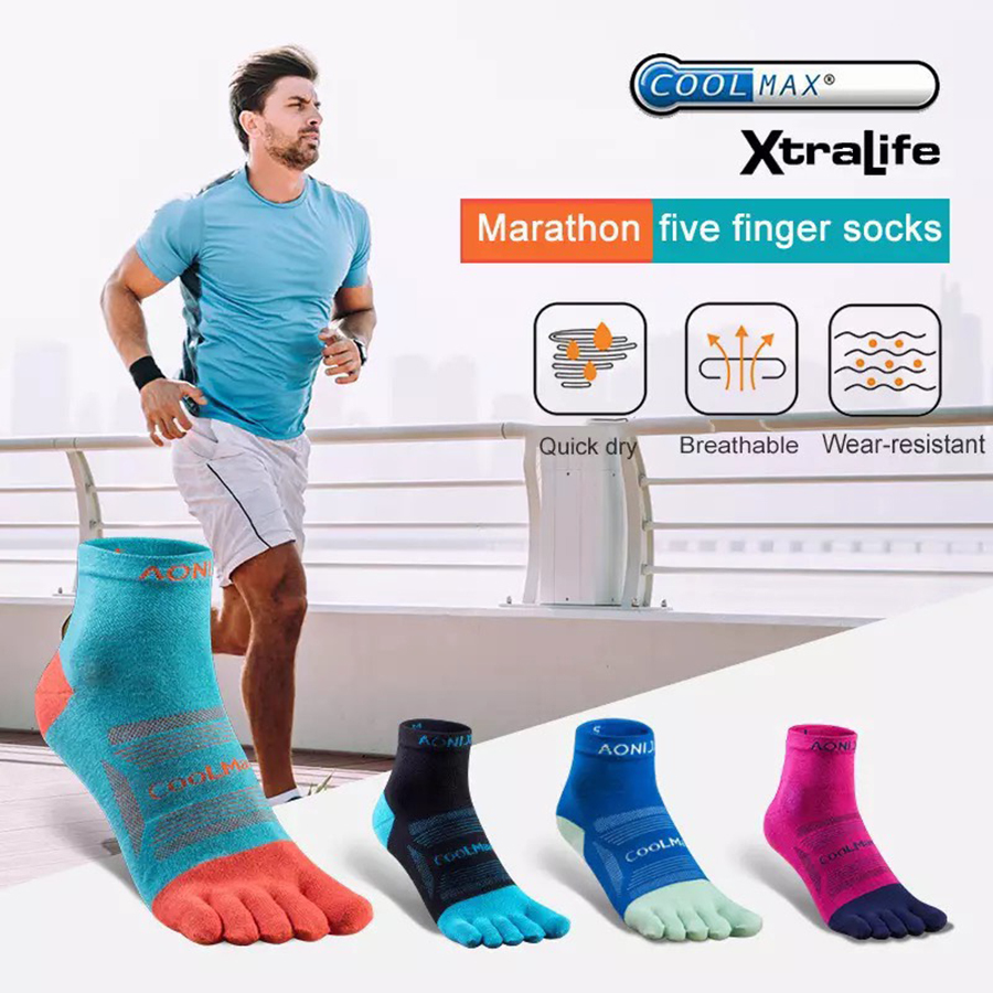 Tất Chạy Bộ Xỏ Ngón AONIJIE E4801 ( Combo 3 đôi )