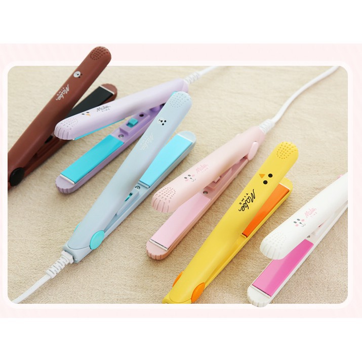 Máy duỗi tóc mini 2in1 ,Uốn tóc cute