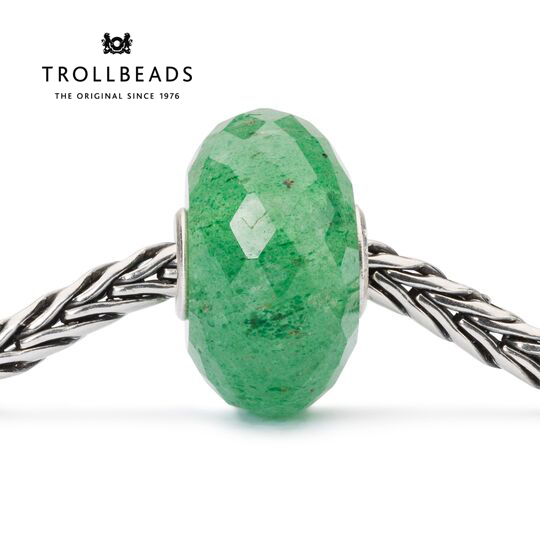 TROLLBEADS Đá Quý Tự Nhiên Green Aventurine