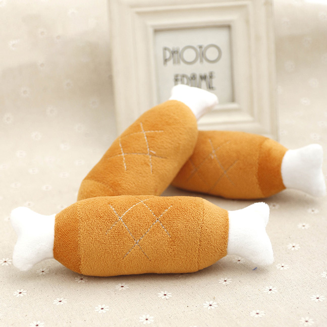 [HOÀN TIỀN 10%]Đồ chơi cho chó đùi gà vải - CutePets