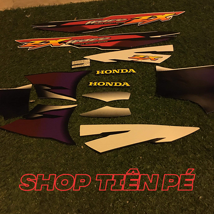 TEM XE WAVE ZX MÀU TRẮNG HÀNG CAO CẤP