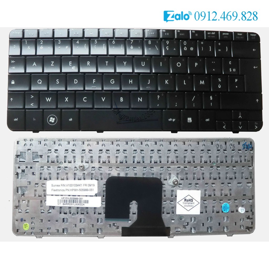 Bàn phím laptop hp pavilion dv2 dv2-1000, dv2-1100, dv2-1200 – dv2