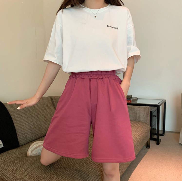 [HCM]Quần shorts lửng thun nữ mẫu basic dễ mặc