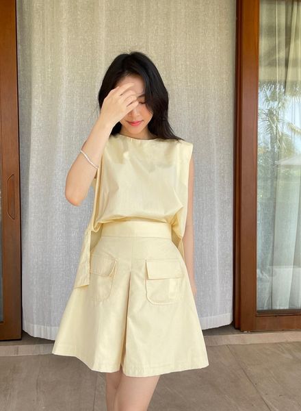 Mushie Studio| Áo kiểu cộc tay - Majida Blouse
