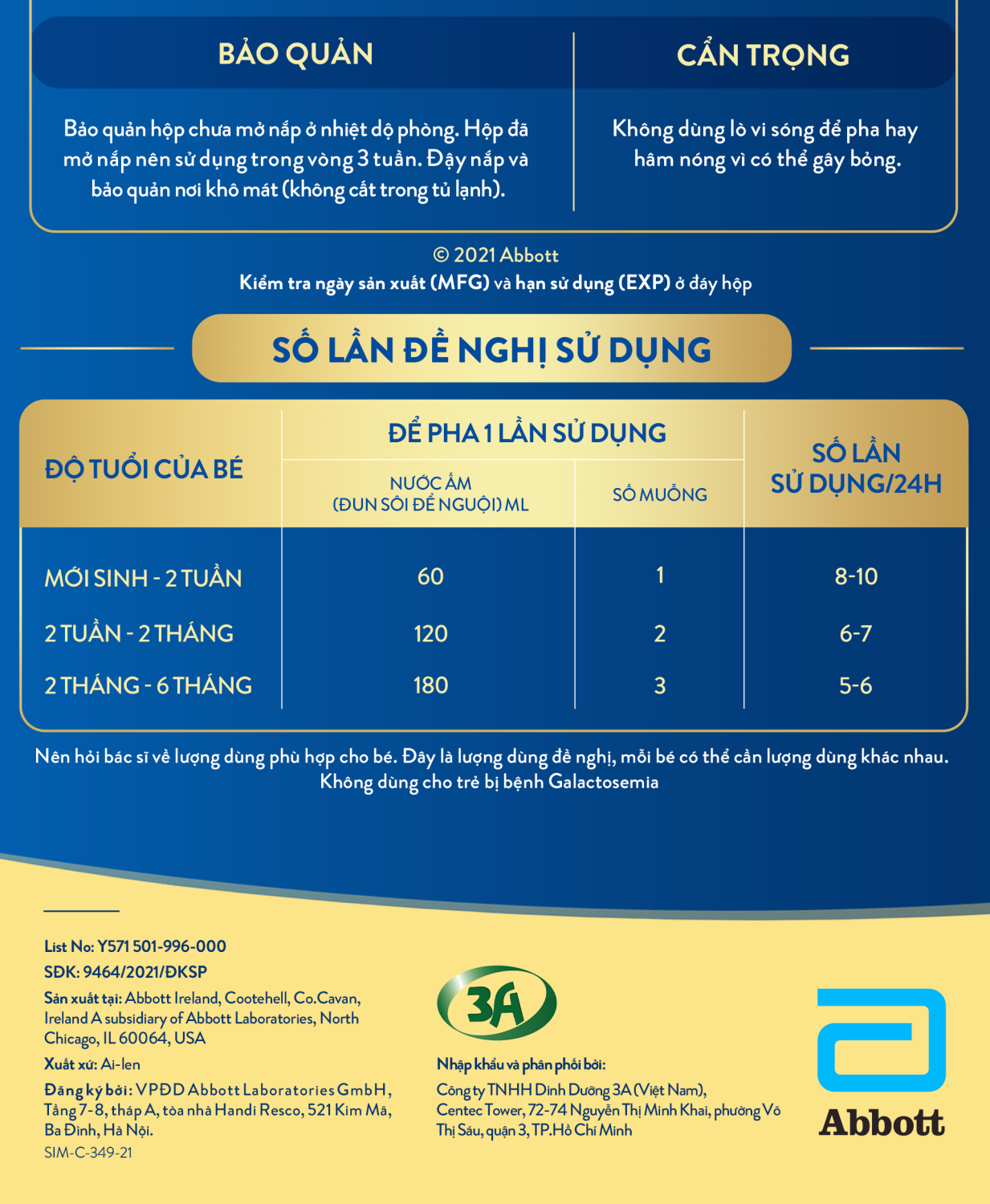 [Date 5.2024] Sữa bột Similac 5G số 1 400g (cho bé 0-6 tháng tuổi)