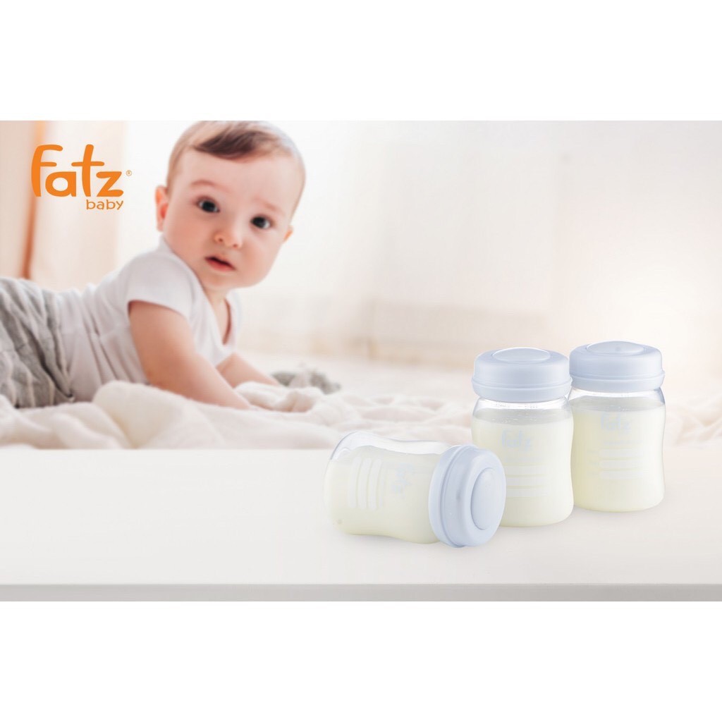 BÌNH TRỮ SỮA 150ML (BỘ 3 BÌNH) FATZ BABY