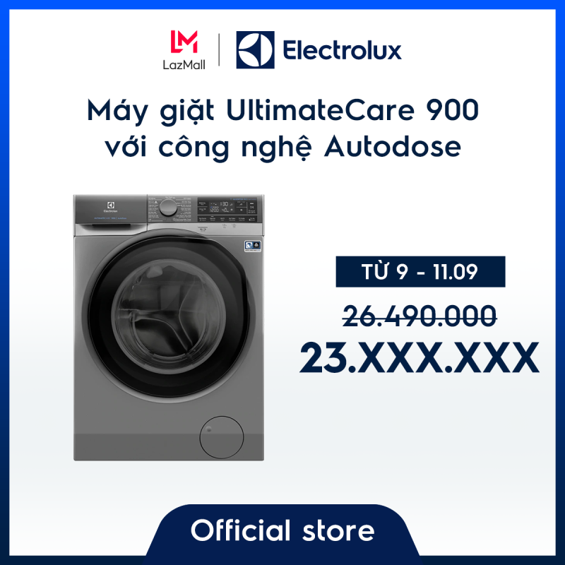 Bảng giá Máy giặt 11kg Electrolux EWF1141SESA- Công nghệ Autodose mới - Dòng cao cấp (xám) - Tự động tính nước giặt & xả để đảm bảo quần áo sạch & bền hơn - Hàng chính hãng Điện máy Pico