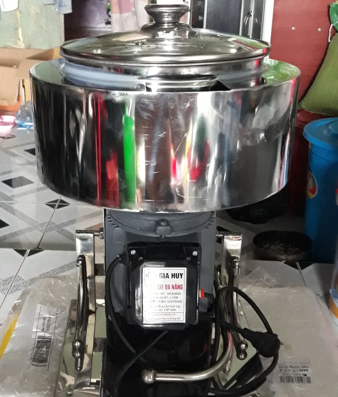Máy xay thịt làm giò chả, chả lụa, chả giò 1.5-2kg/ lần