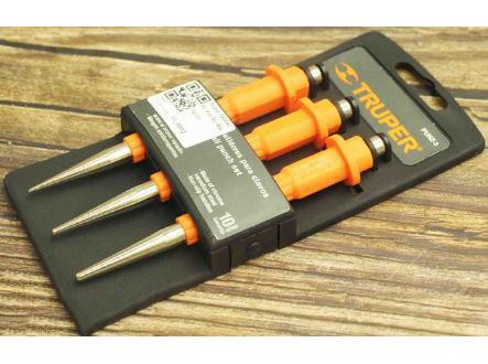 0.7, 1.5, 2.3mm Bộ đục lấy dấu Truper 18064 (PUNZ-3)