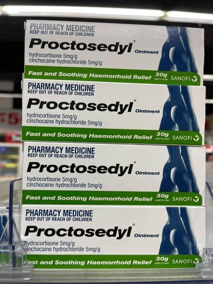 Bill Úc Kem trĩ Proctosedyl Ointment 30g