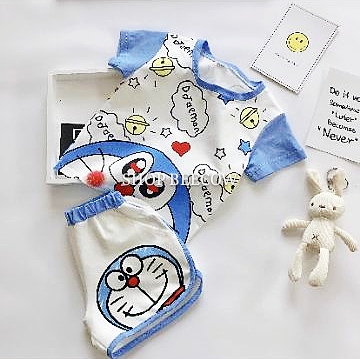HOT | BỘ DORAEMON CUTE CHO BÉ 8-18KG SHOP BEECOW