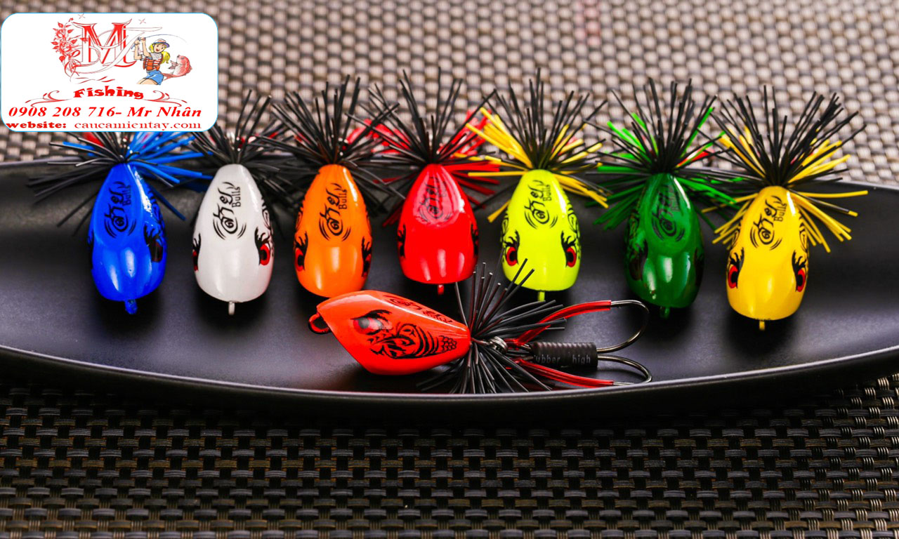 Nháy Gỗ Câu Cá Lóc Bulls Frog