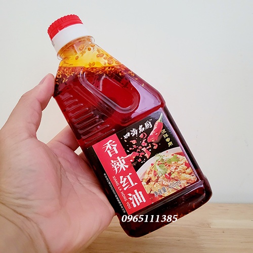 Dầu Ớt Vừng Cay Thơm Tứ Xuyên 400ml (Loại Ngon)