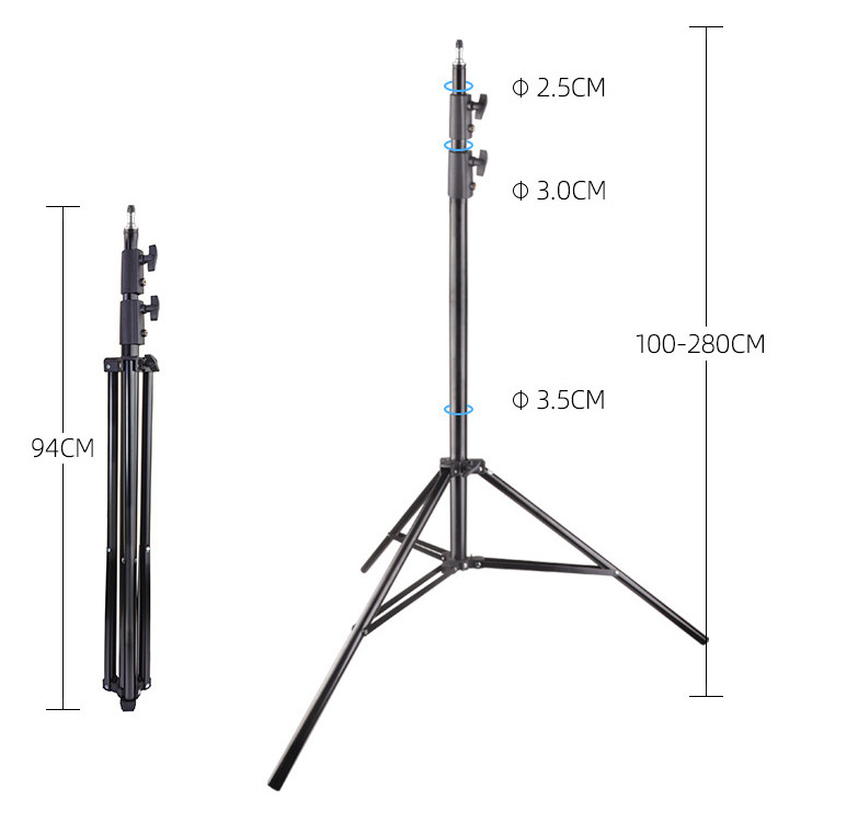 Chân đèn studio tải trọng lớn 10Kg