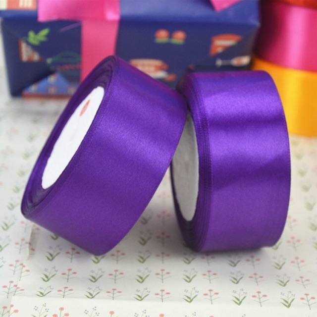 Ruy băng lụa satin bản rộng 4cm,cuộn 22m