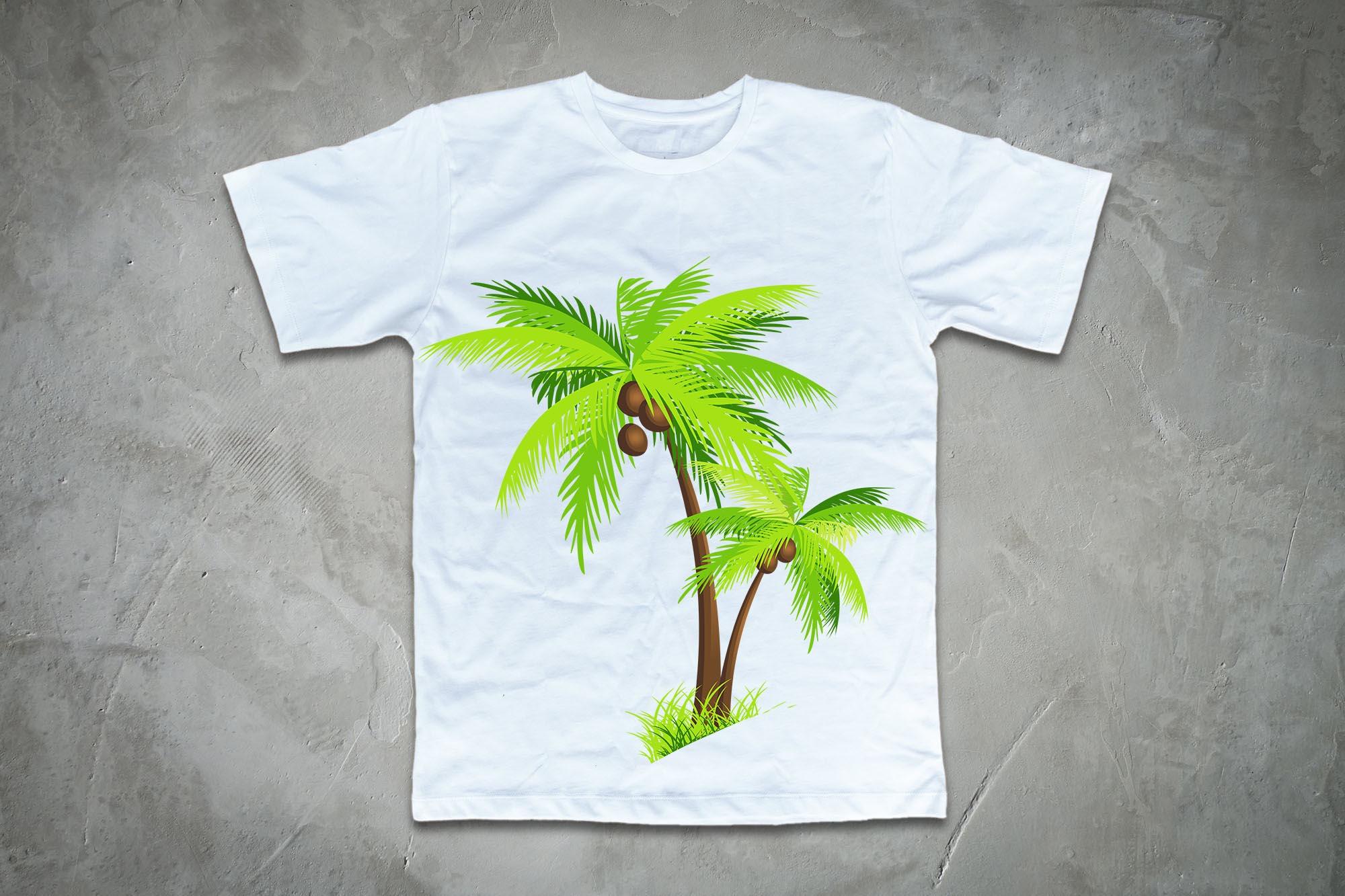 [HCM]Áo thun in hình cây dừa