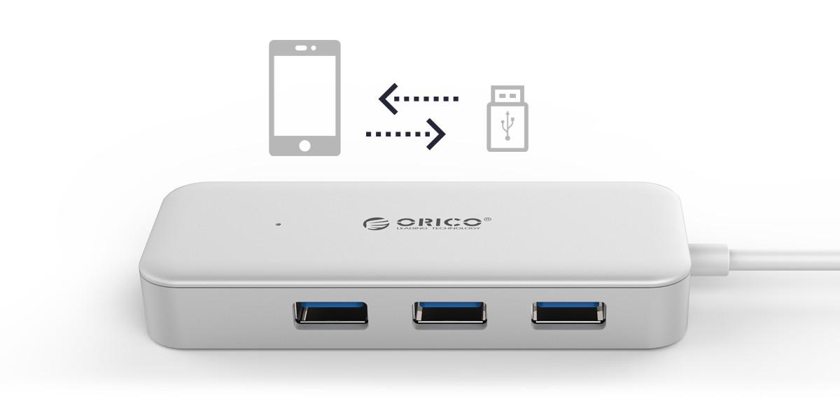 [HCM]Hub 4 Cổng Usb 3.0 Orico Type C cho Mac
