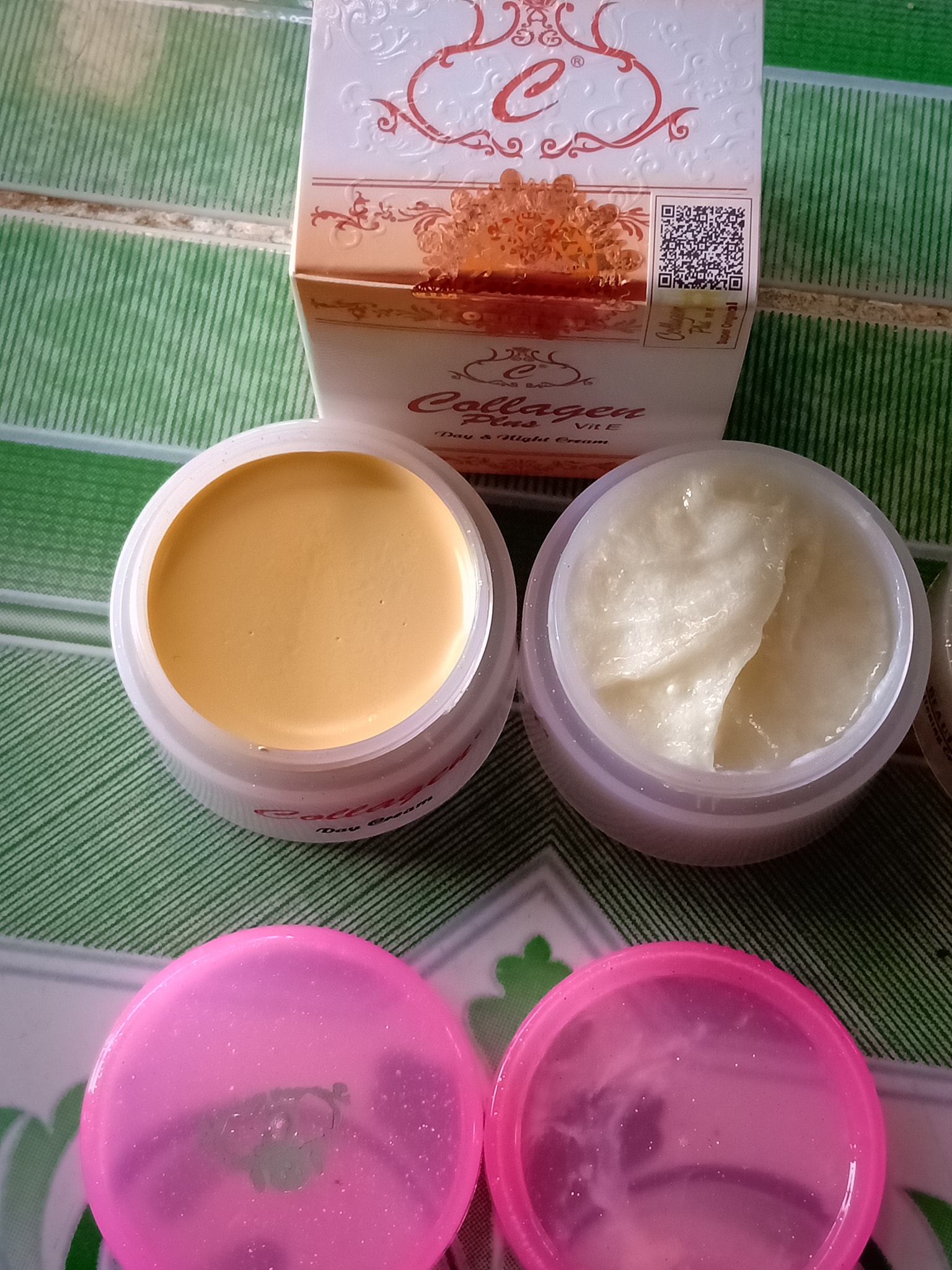 KEM COLLAGEN PLUS VIT E (TEM ĐỎ) dành cho da nám tàn nhang