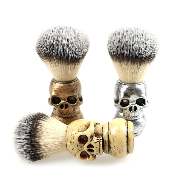 Chổi quét bọt cạo râu Barber đầu lâu