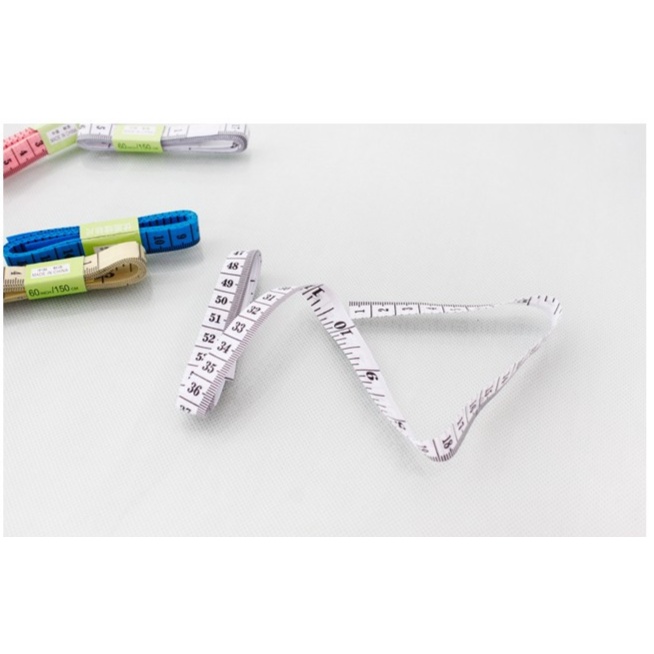 Thước Dây May Đồ Thước dây theo dõi vòng eo bụng Thước Dây Đo 3 Vòng 150cm