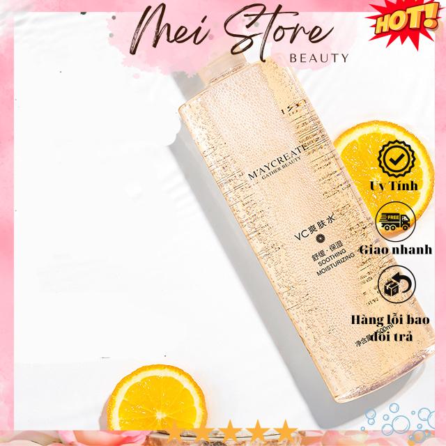 Nước hoa hồng Maycreate VC Smoothing Moisturising Toner 500ml