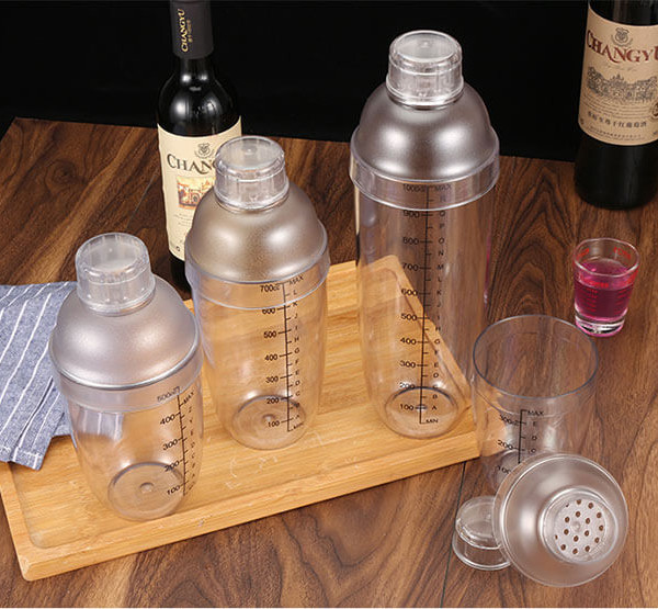 Bình lắc Shaker nhựa - 350ml, 500ml, 700ml - CLOUDMART