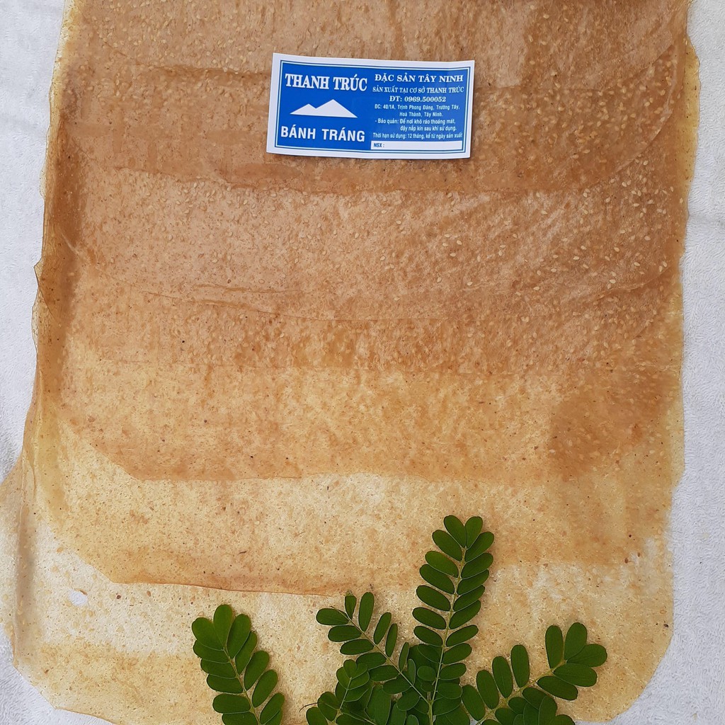 (Xấp 400Gr)Bánh Tráng Dẻo Gừng