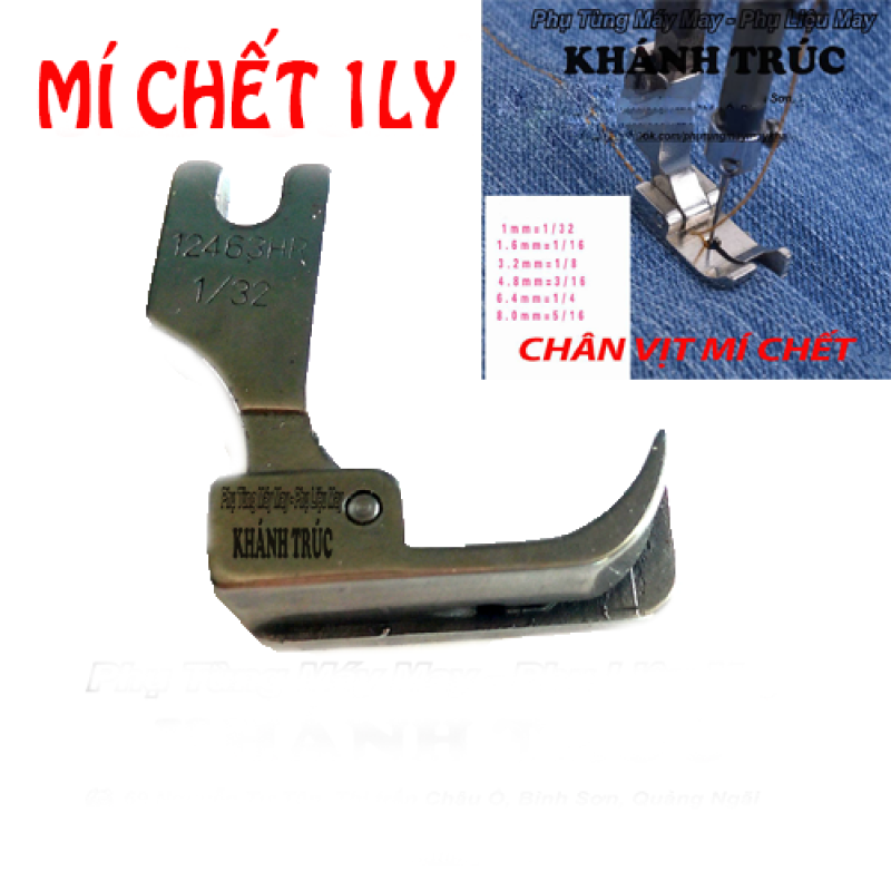 Chân vịt mí chết 1ly máy may công nghiệp 1kim