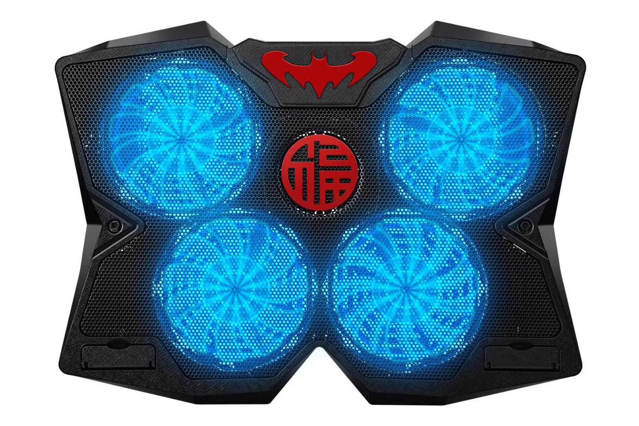Đế tản nhiệt laptop cooling pad s400 có led 4 fan