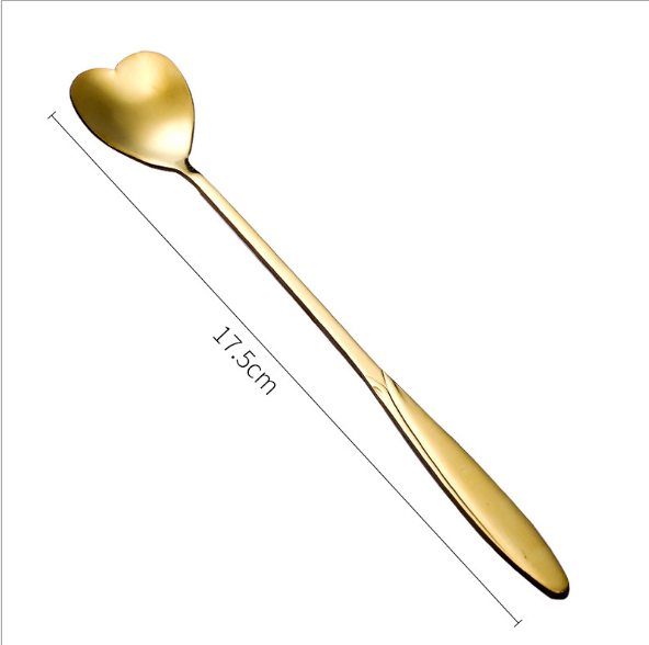 Combo 4 teaspoons ice cream long handle stainless steel multi-graphics tiêt beautiful flower-spoon long-handled-muông long-coffee spoon-Muong cafe-ice cream spoons