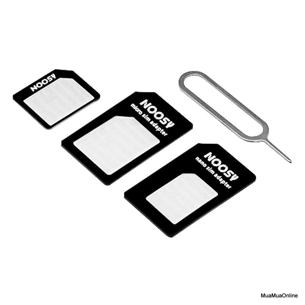 Bộ chuyển đổi sim noosy + tặng que chọc sim