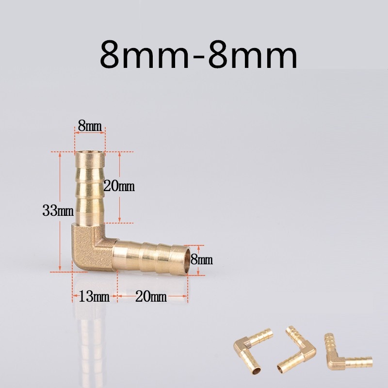 ☜ Ống nối ống nước bằng đồng thau 6mm 8mm 12mm
