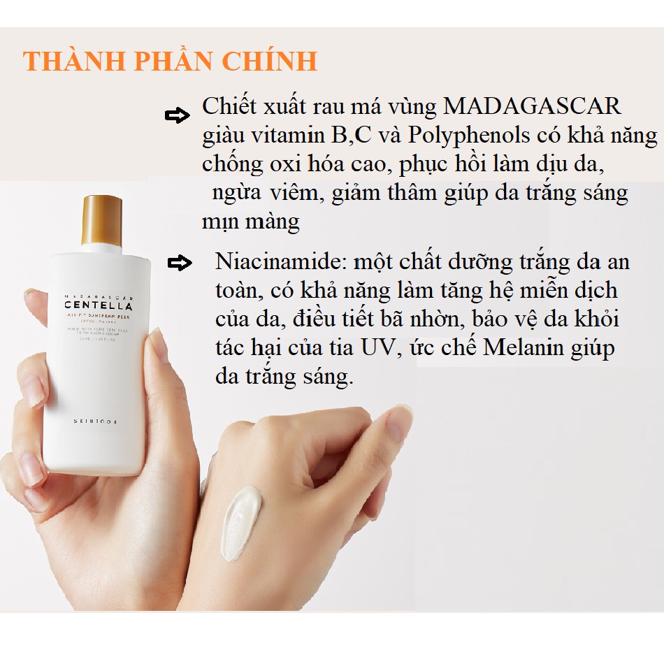 Các dòng kem chống nắng Skin 1004