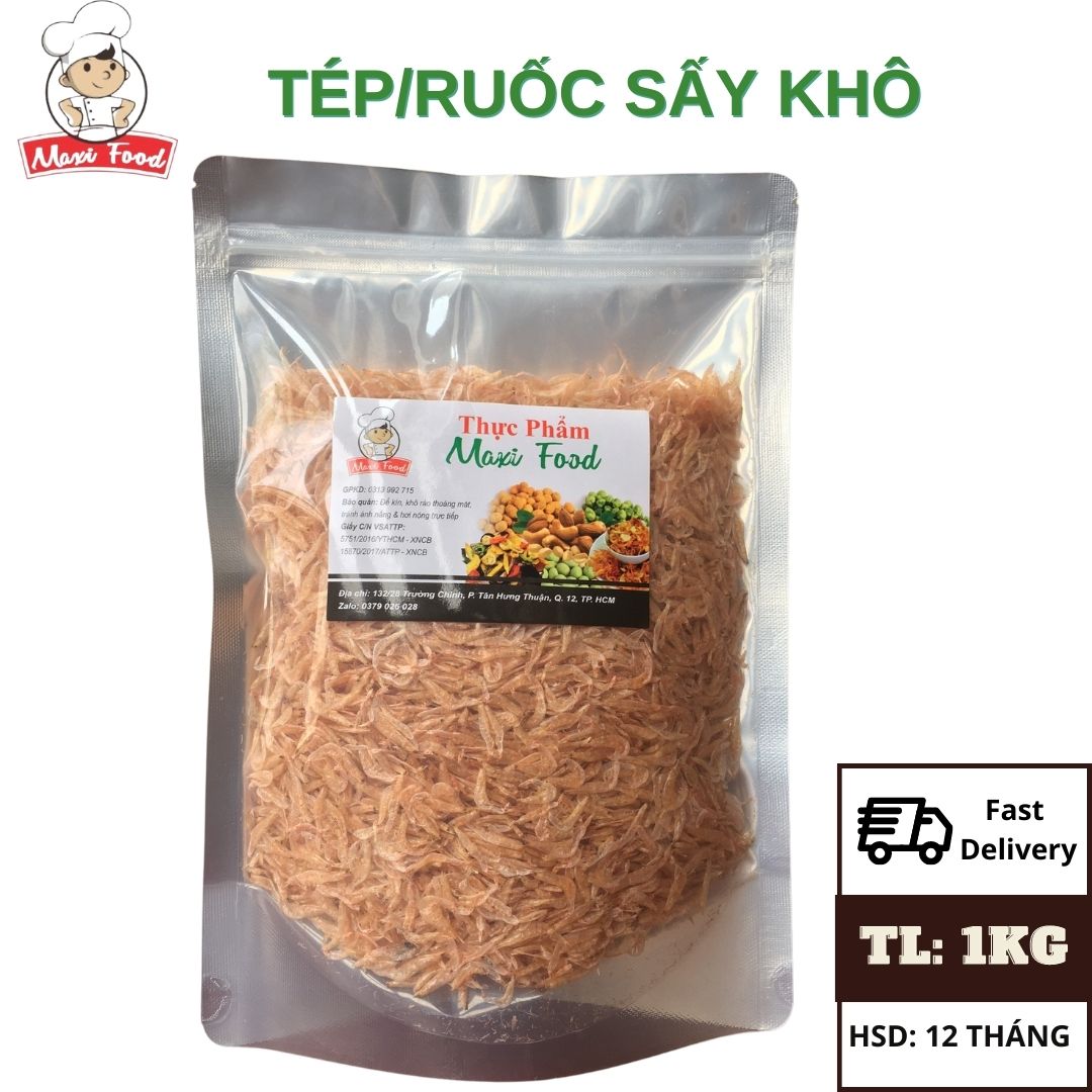 TÉP/RUỐC KHÔ NGON 200g MAXIFOOD