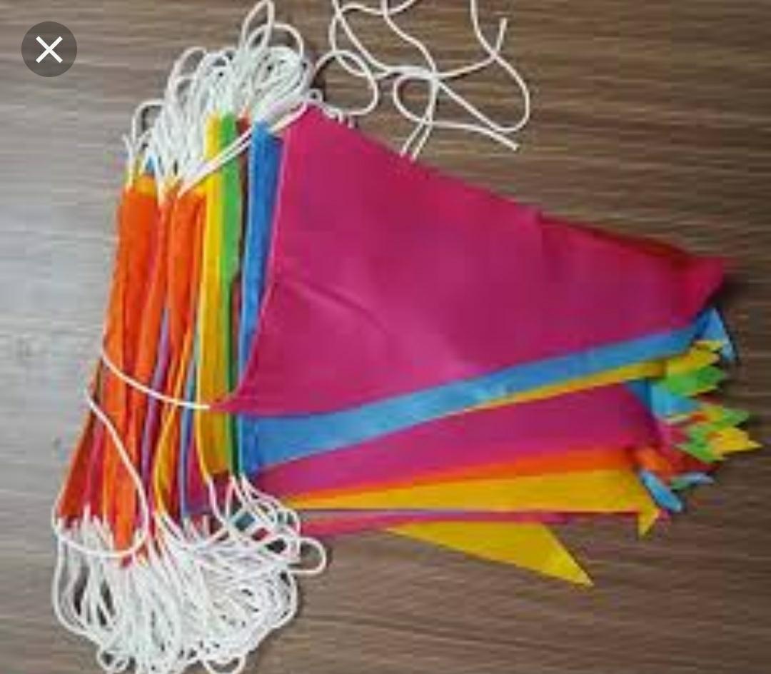 5 cuộn cờ dây tam giác to ( 50m)