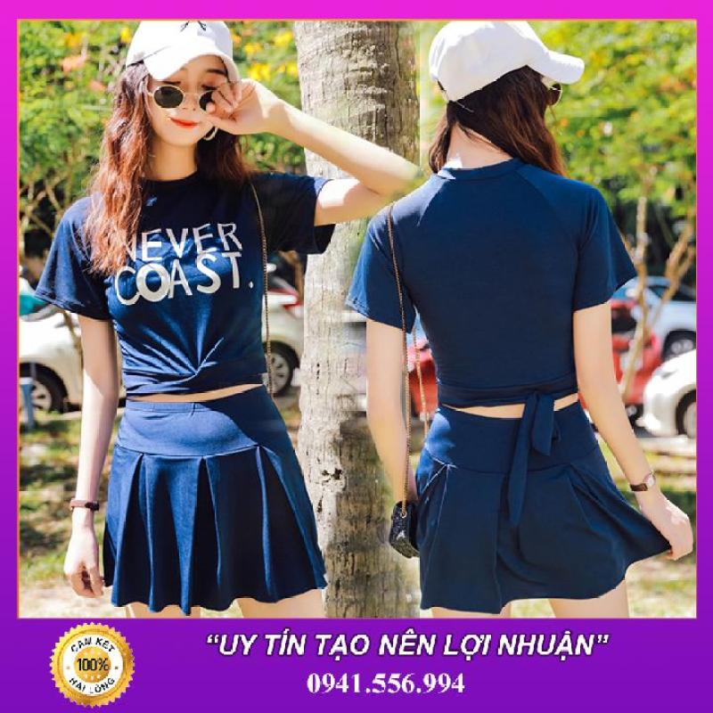 Nơi bán Set Bikini 2 Mảnh Đi Biển Nữ Mềm Mại Kín Đáo