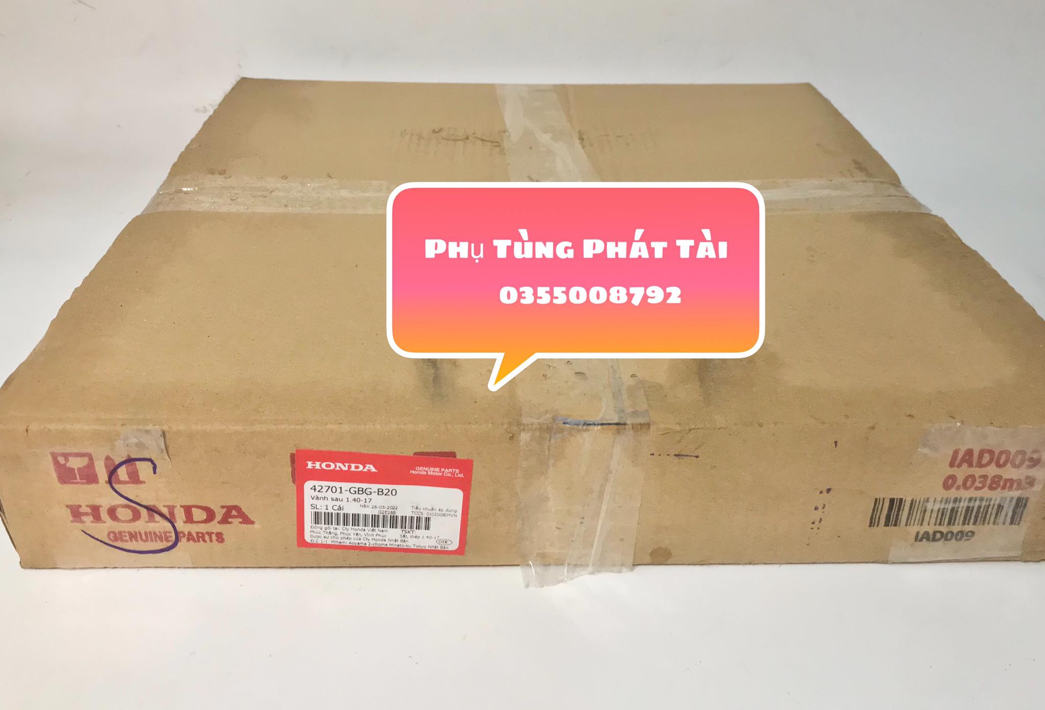 Niềng - Vành Goshi 1.4 Dream - Wave Chính Hãng Honda