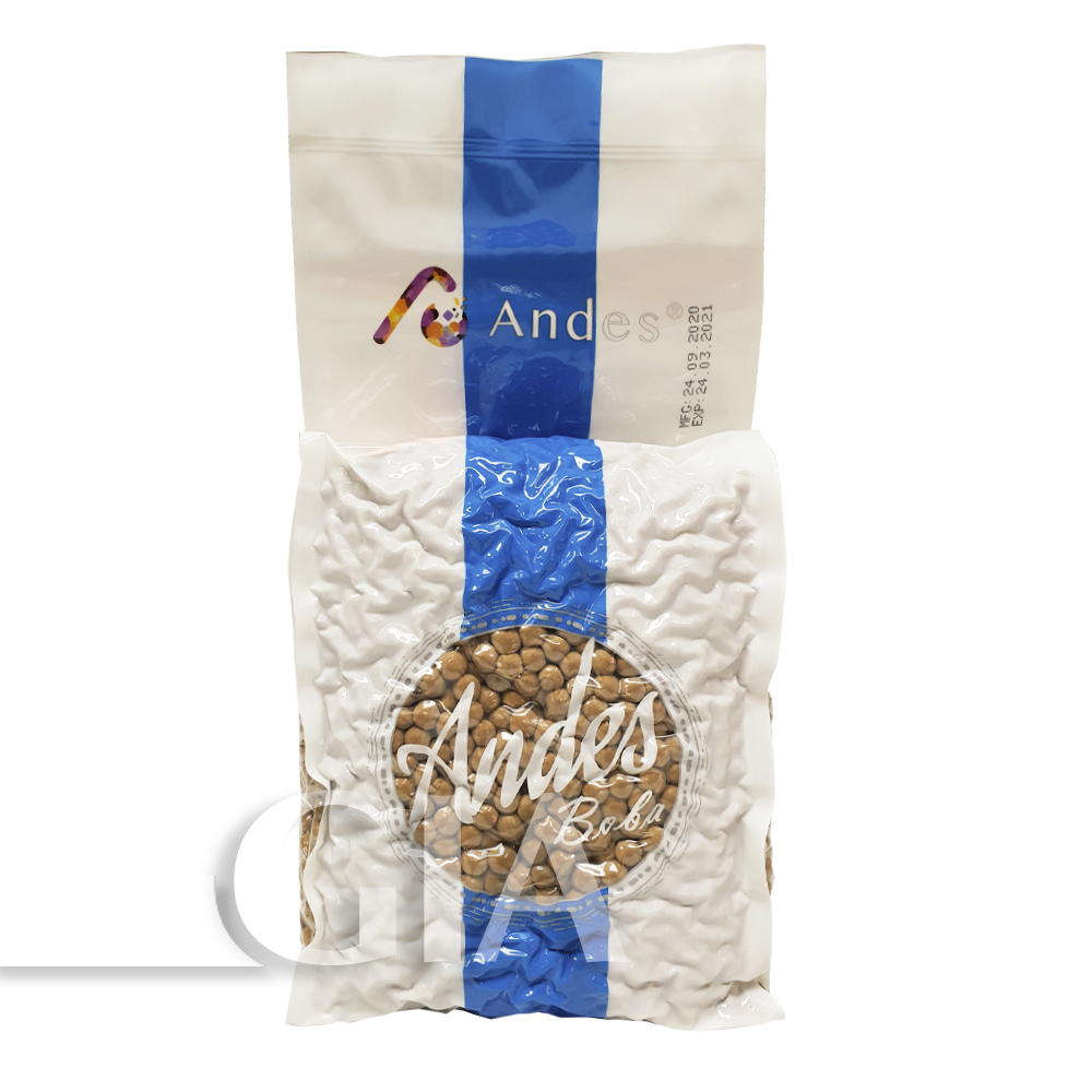 Trân châu Andes caramel hạt 2.2 bịch 3kg - Gia store