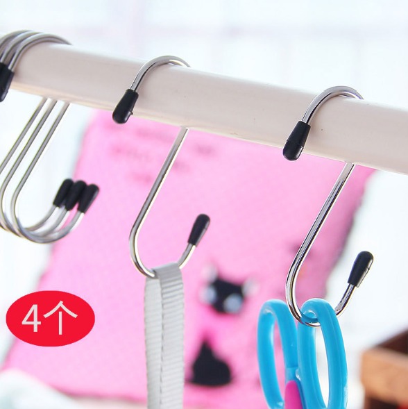 BỘ 4 MÓC TREO MÓC PHƠI ĐỒ CHỮ S