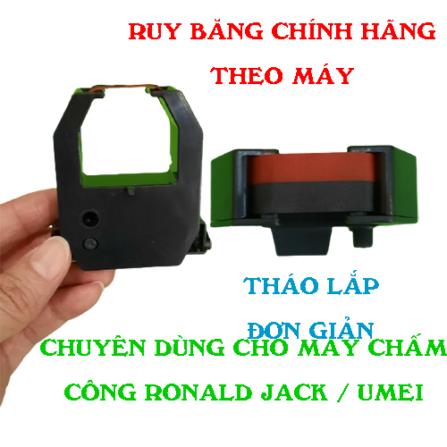 Ruy băng máy chấm công thẻ giấy ronald jack 2200 /umei ne 6000/ne 5000/osin 960/rj 2300