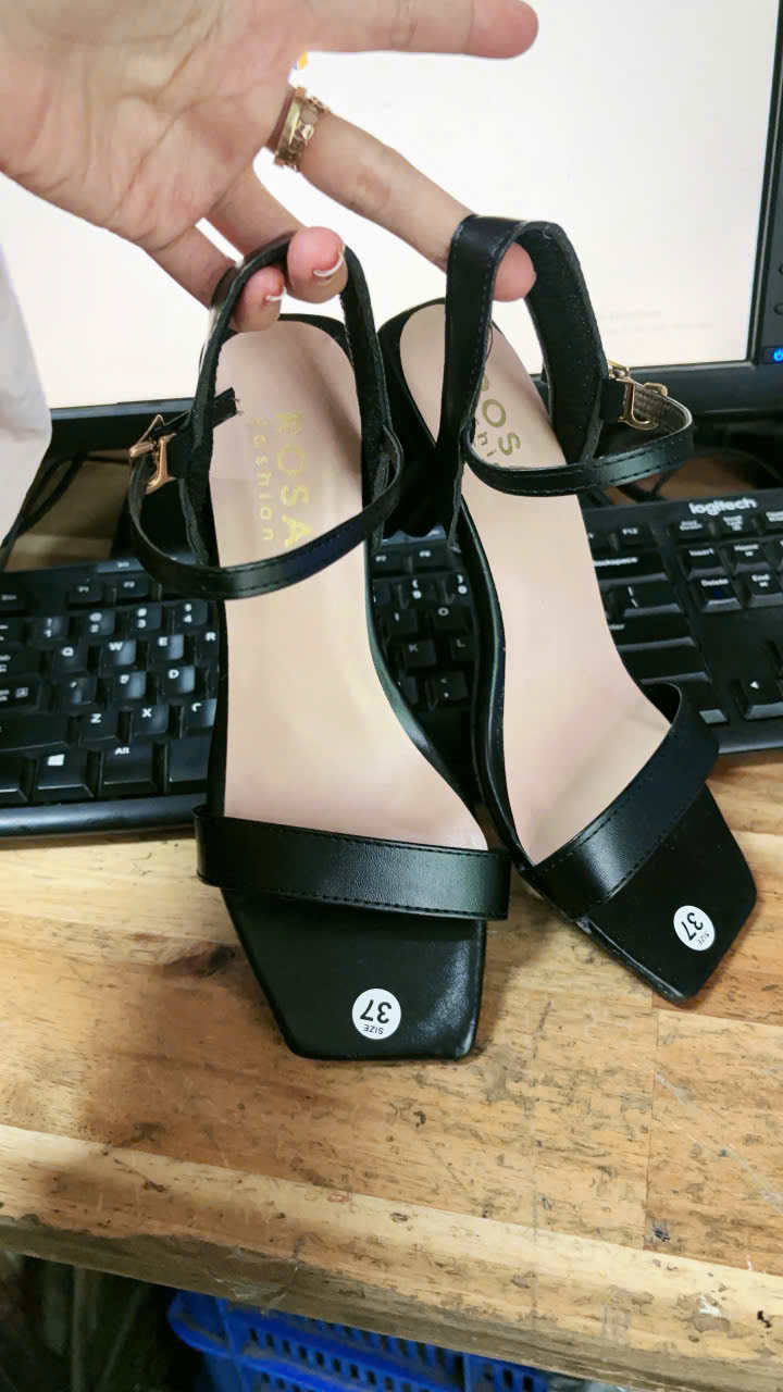 Giay MYS cao gót quai ngang hở gót 5p - CG-0146