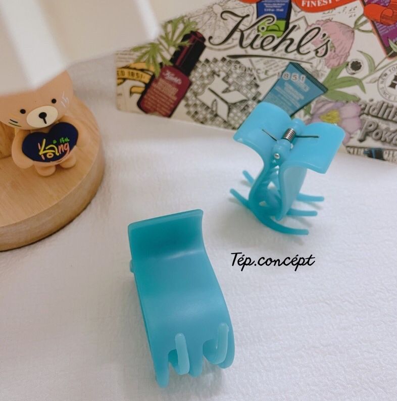 Kẹp càng cua 5 răng màu pastel cao cấp (ảnh thật shop chụp)