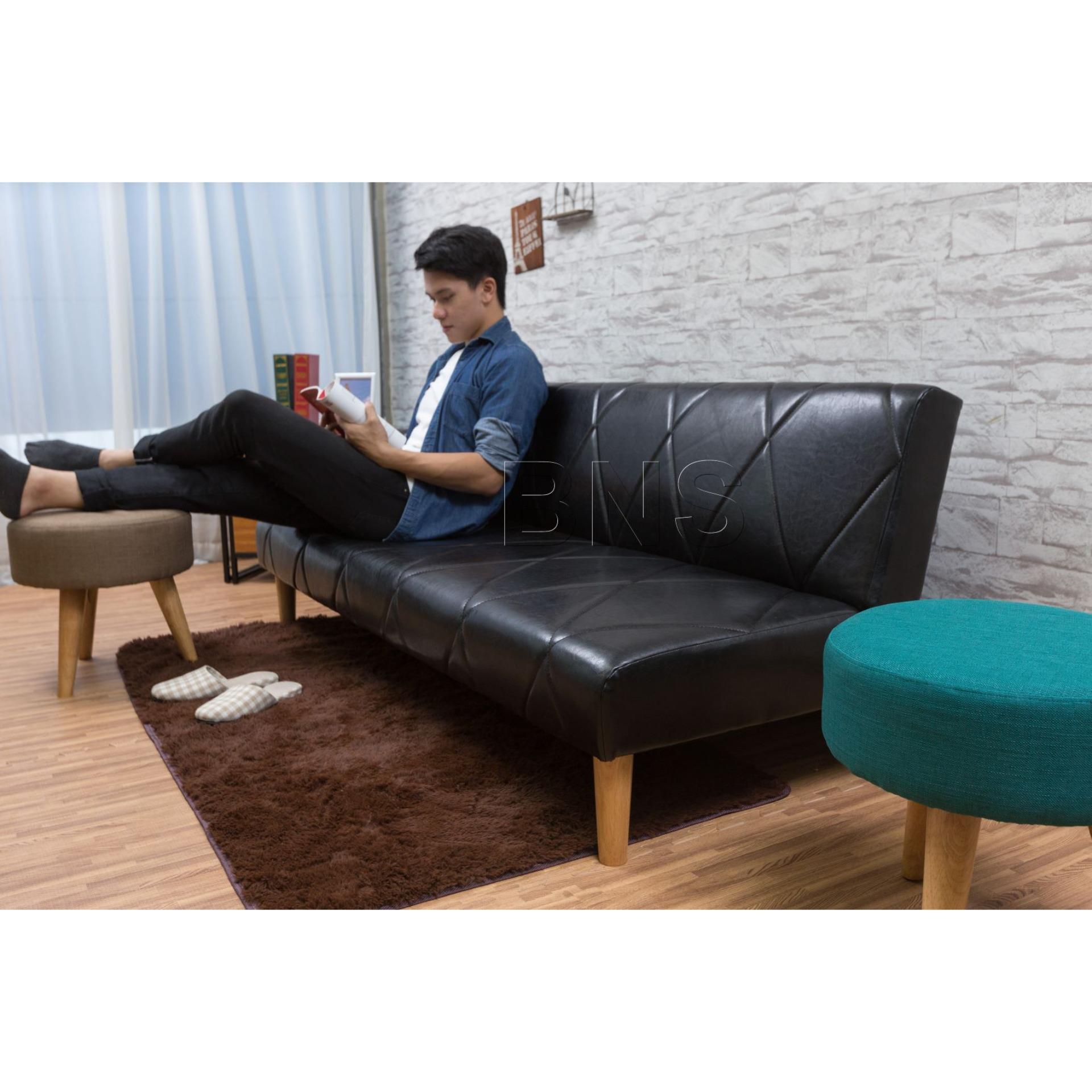 Ghế Sofa giường đa năng BNS 2018D (Đen)