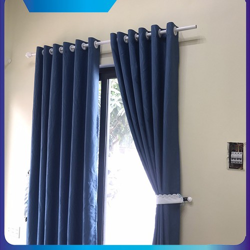 Rèm cửa sổ  màu xanh cửu long cản sáng
