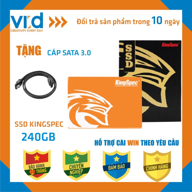 Bảng giá Ổ cứng SSD 240GB Kingspec - Bảo hành 36 tháng!!! Phong Vũ