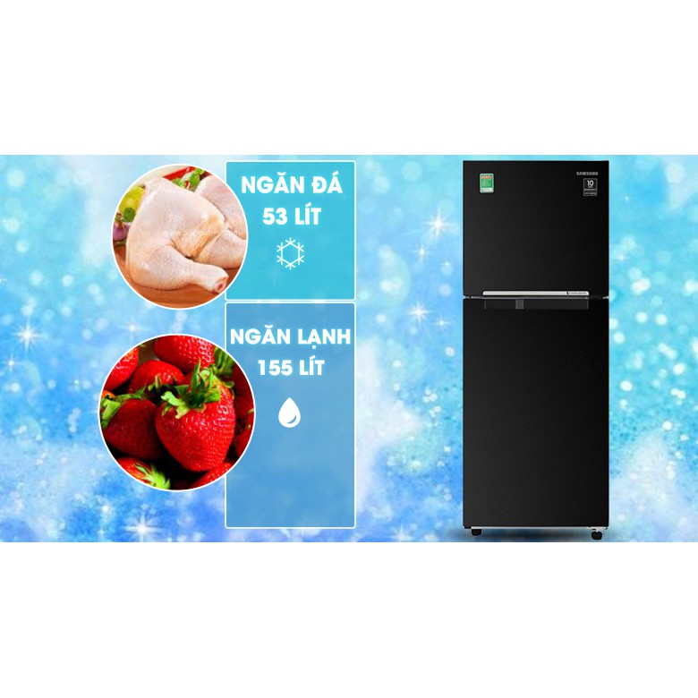 [TRẢ GÓP 0%] Tủ lạnh Samsung Inverter 208 lít RT20HAR8DBU/SV (Giá áp dụng giao tại HN, HCM& các tỉnh liên hệ shop)